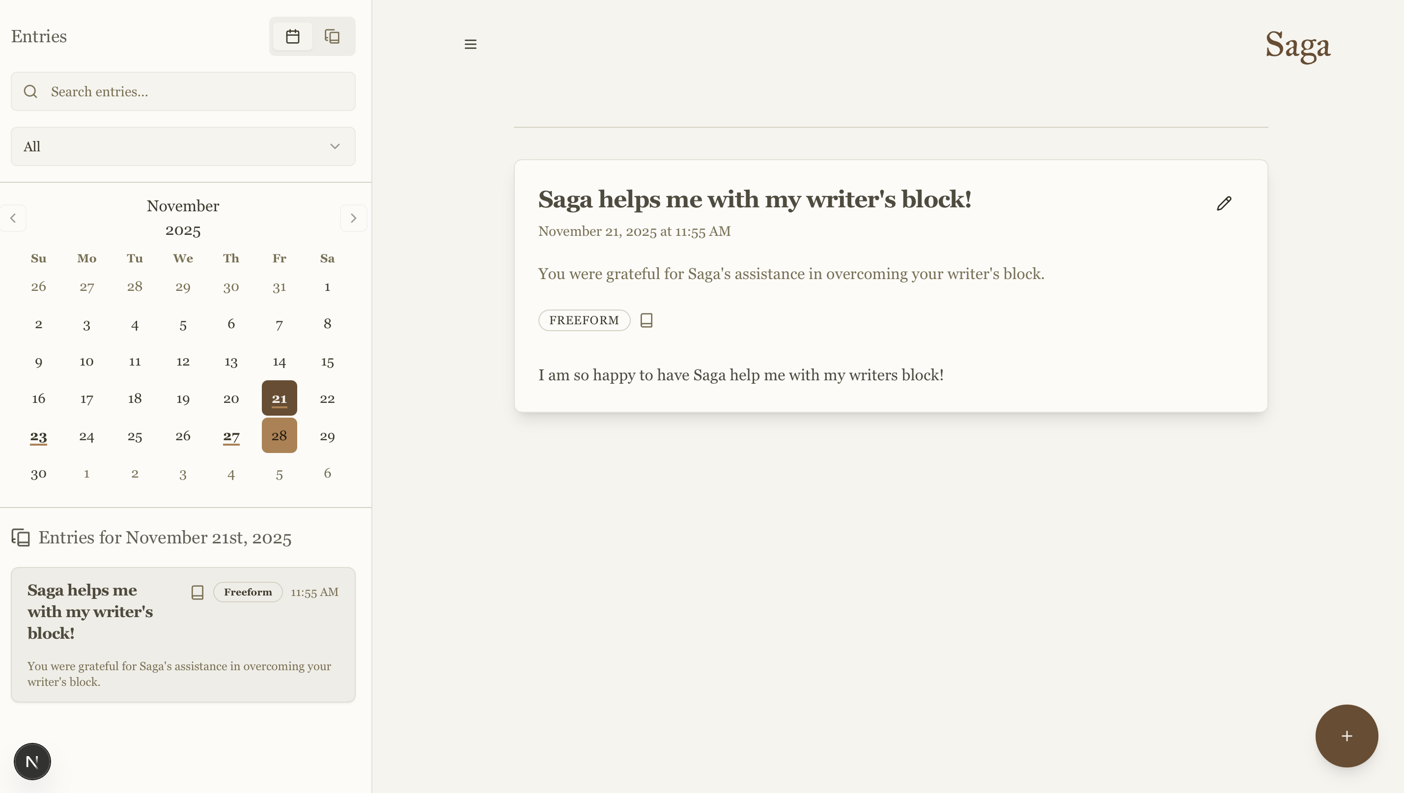 Abstract representation of AI and journaling.